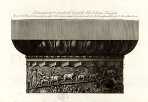Demostraciones en grande del Capitel de la Columna Trajana de Giovanni Battista Piranesi